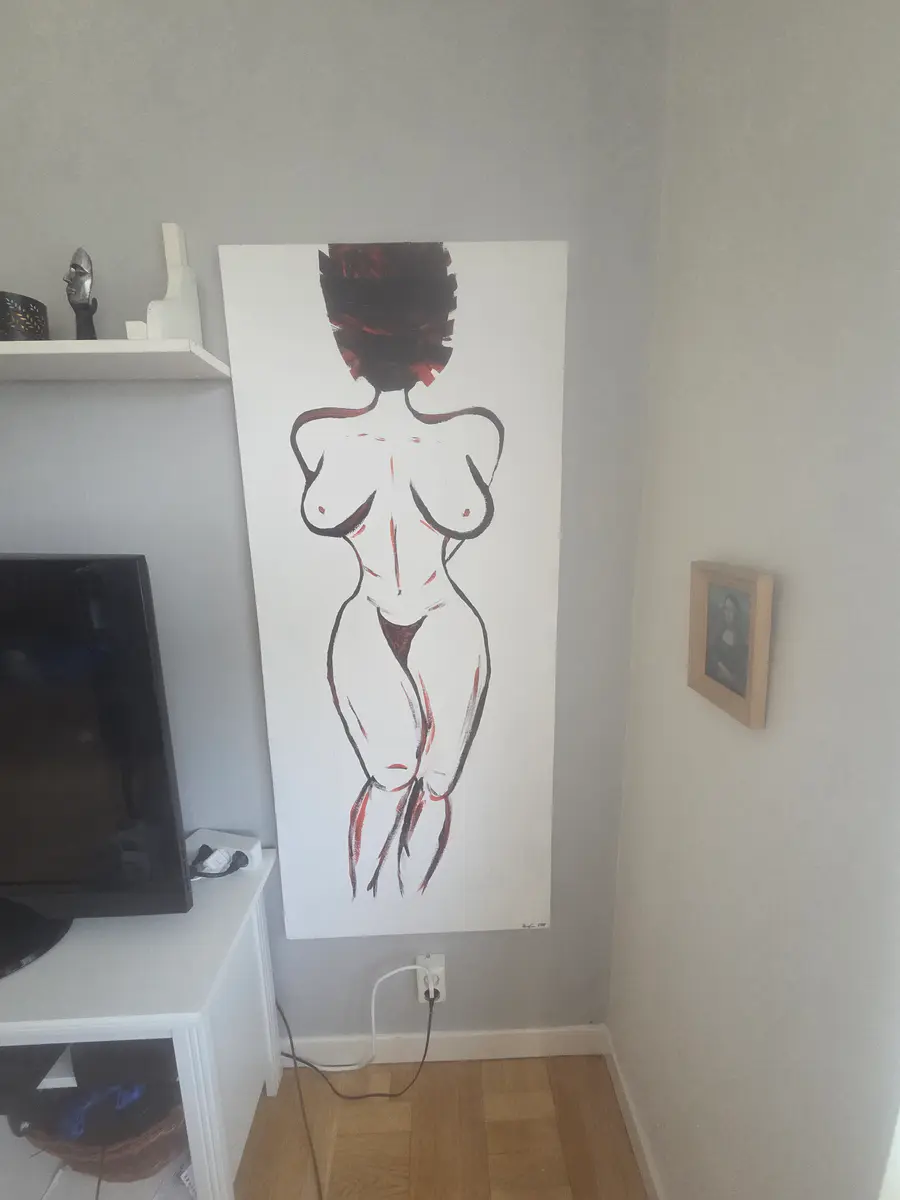 Tystnadens pris - Akryl - Expressionism - 60×140 cm av SHE UNBOUND