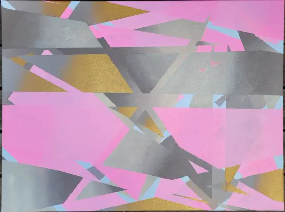 Blush - Akryl av Mlys Art