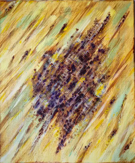 Soul of the Pine - Akryl av Irina Nikolaeva